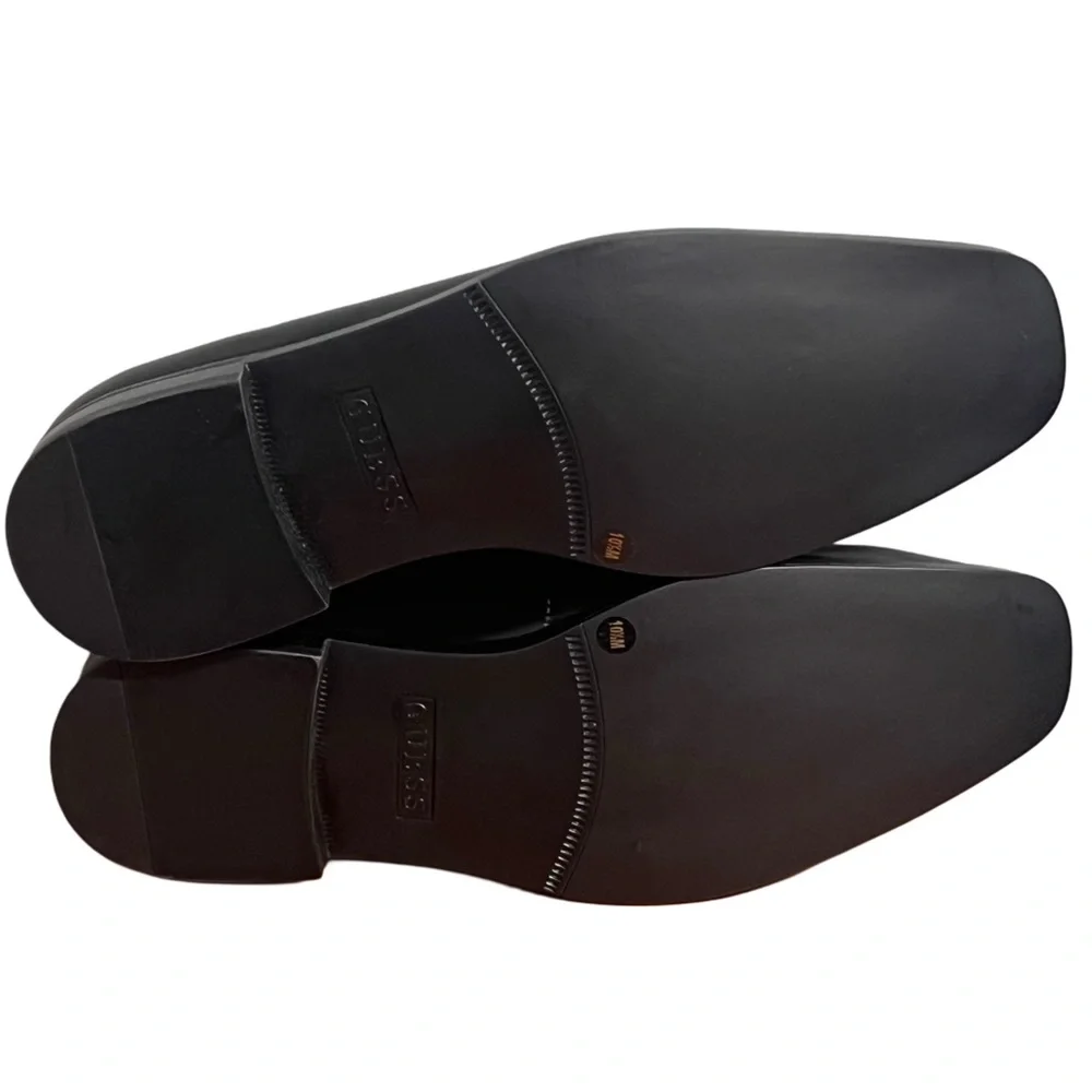 NWT Men’s Guess Hoyt Black Slip On Dress Shoe Size 10.5